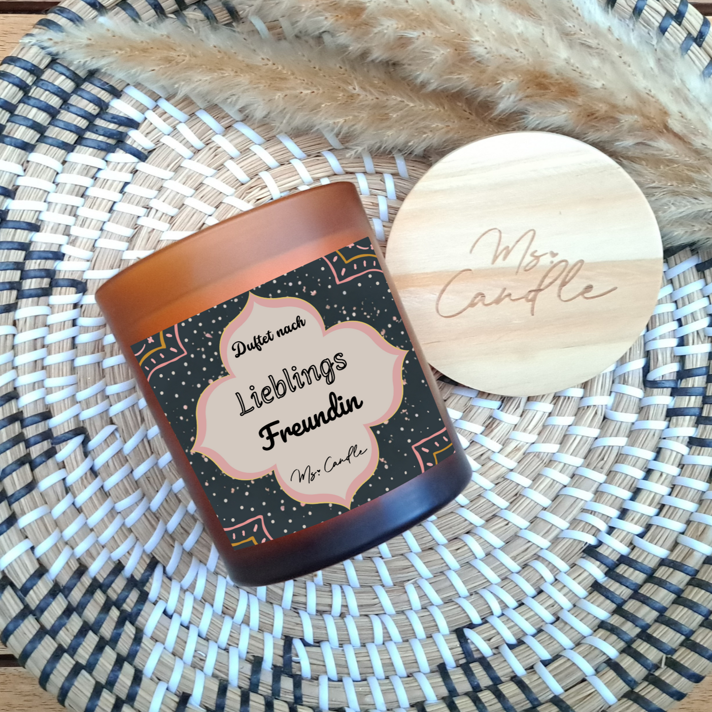 Duftkerze mit Botschaft - Lieblings Freundin