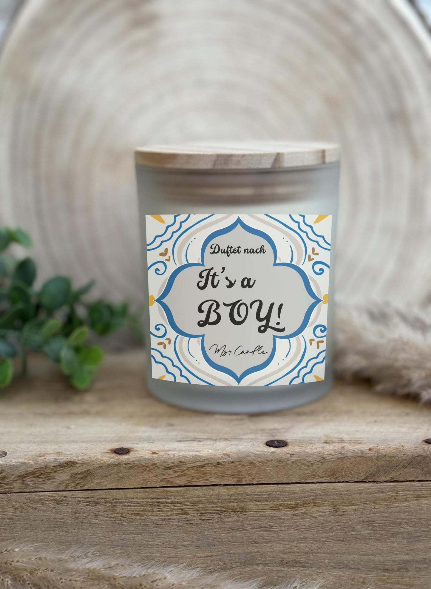 Duftkerze mit Botschaft - It´s a Boy