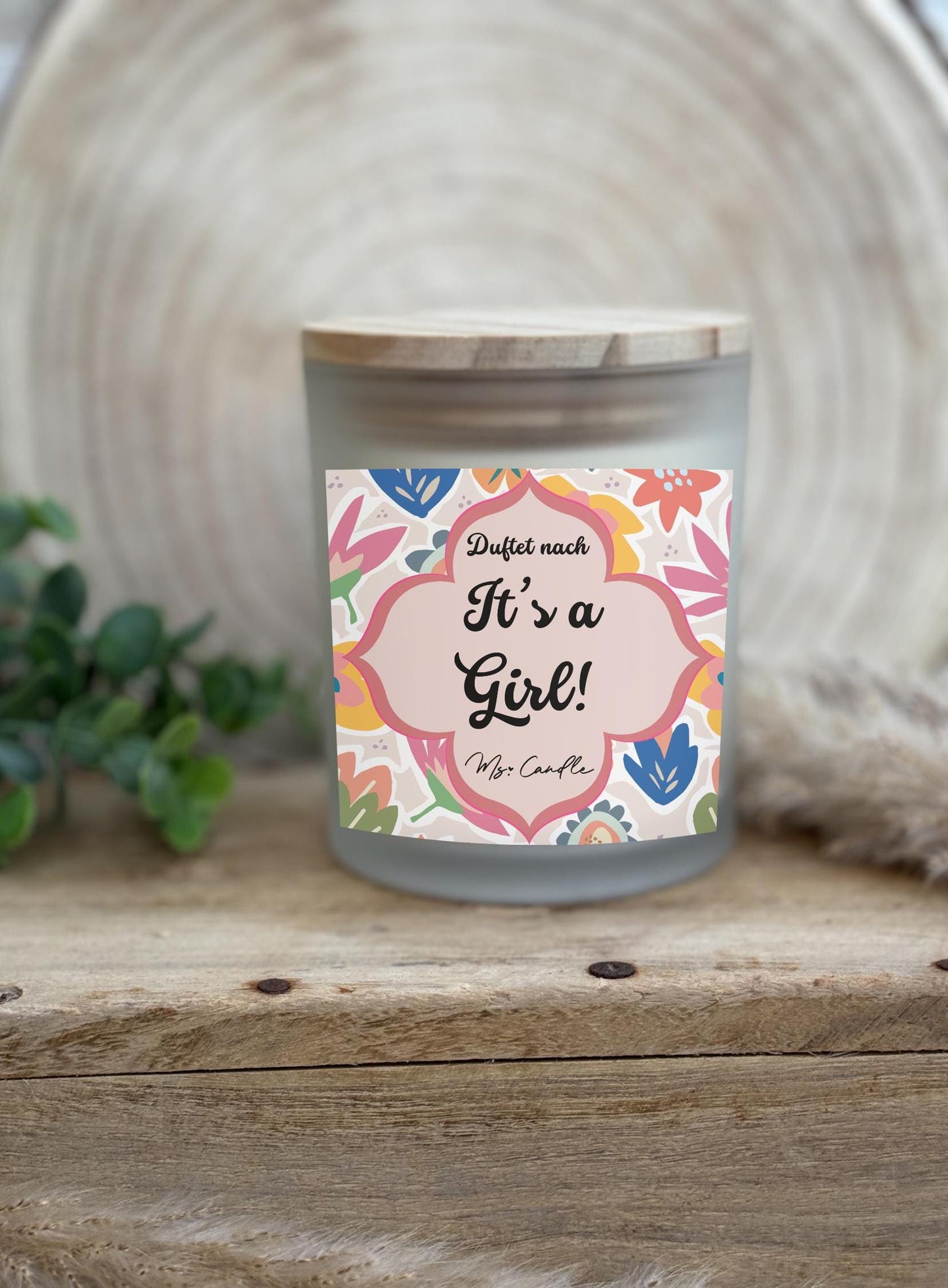 Duftkerze mit Botschaft - It´s a Girl