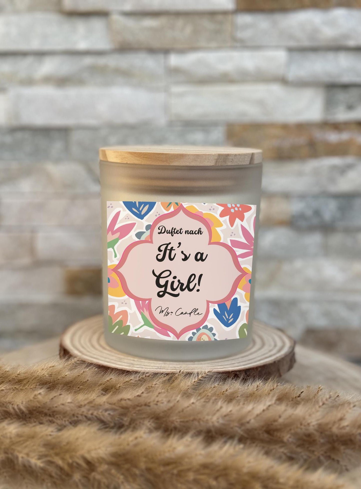 Duftkerze mit Botschaft - It´s a Girl