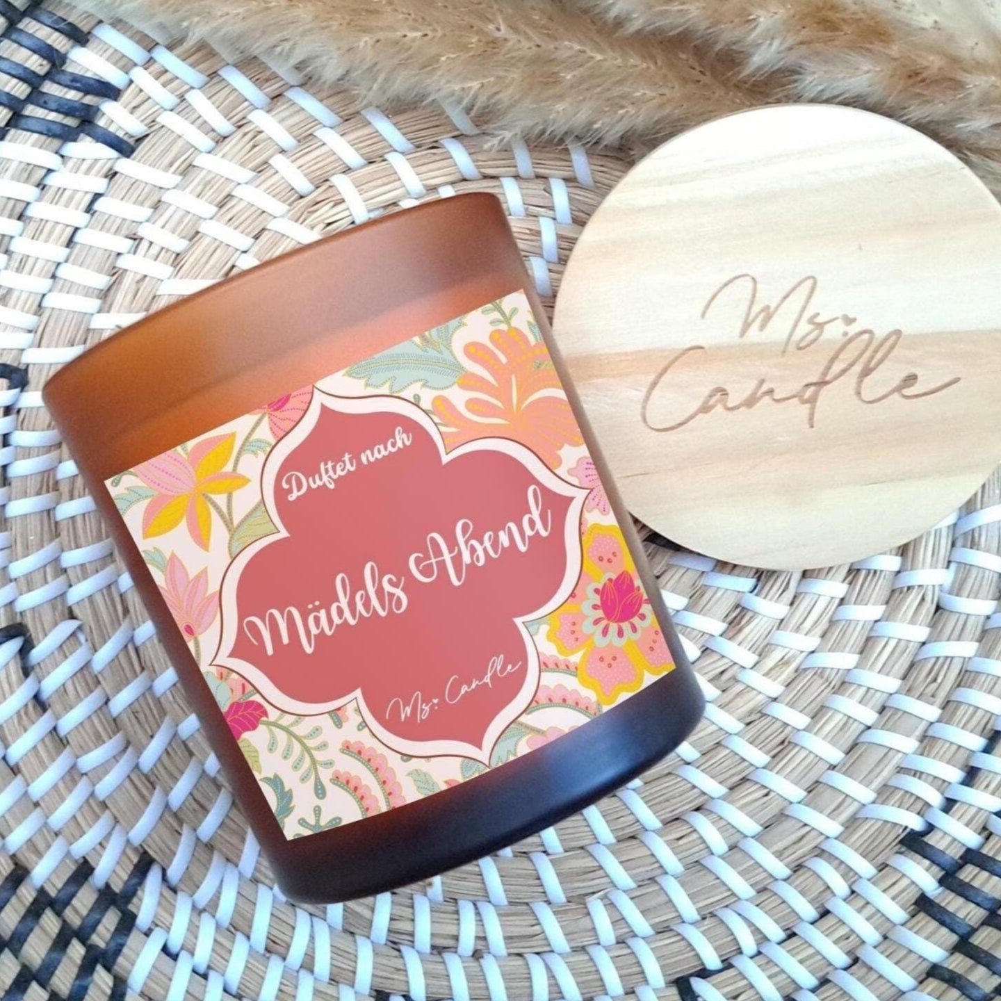 Duftkerze mit Botschaft - Mädelsabend