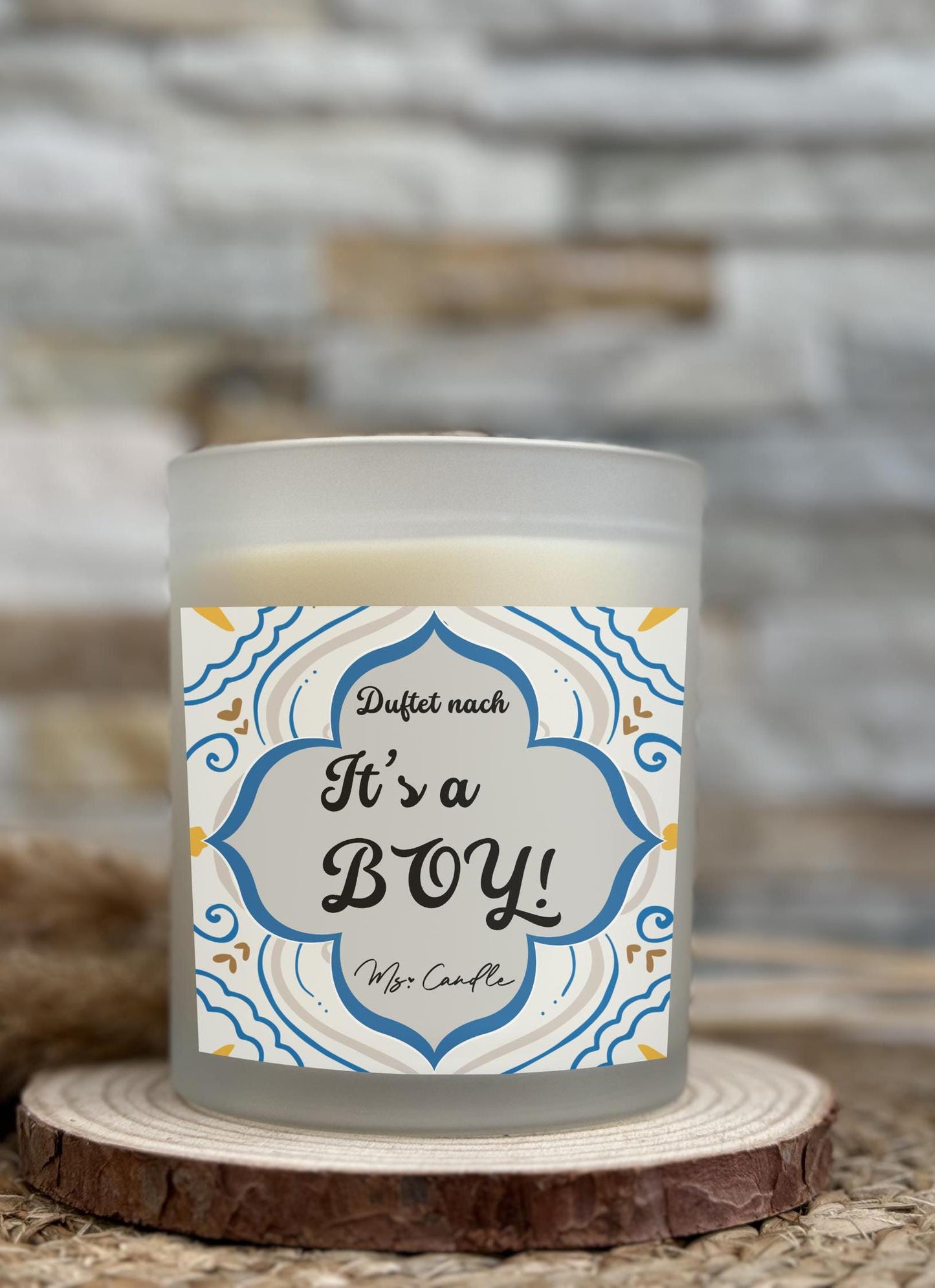Duftkerze mit Botschaft - It´s a Boy