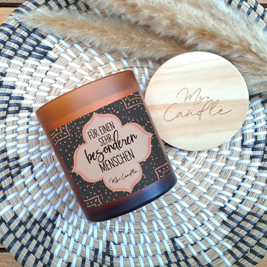 Duftkerze mit Botschaft - Weil ich dich mag