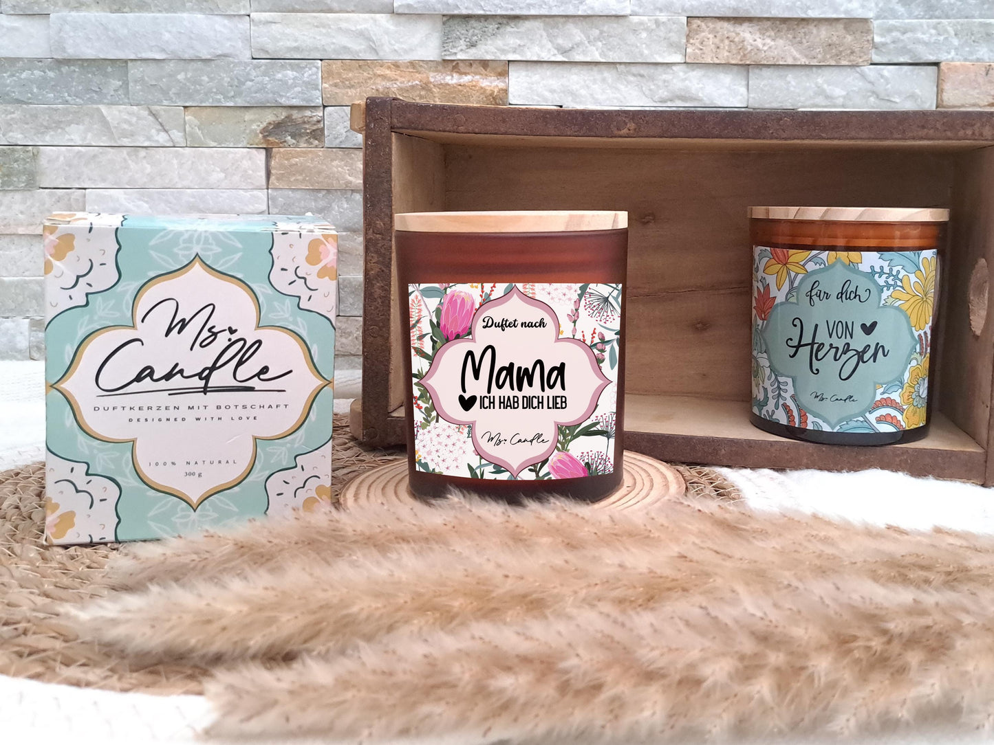 Geschenk für Mama Duftkerze mit Spruch beste Mama Geschenk zum Muttertag Sojawachs Kerze mit Spruch für Mama Geschenkidee als Dankeschön