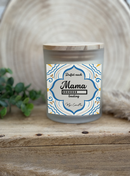 Duftkerze mit Botschaft  - Mama Loading